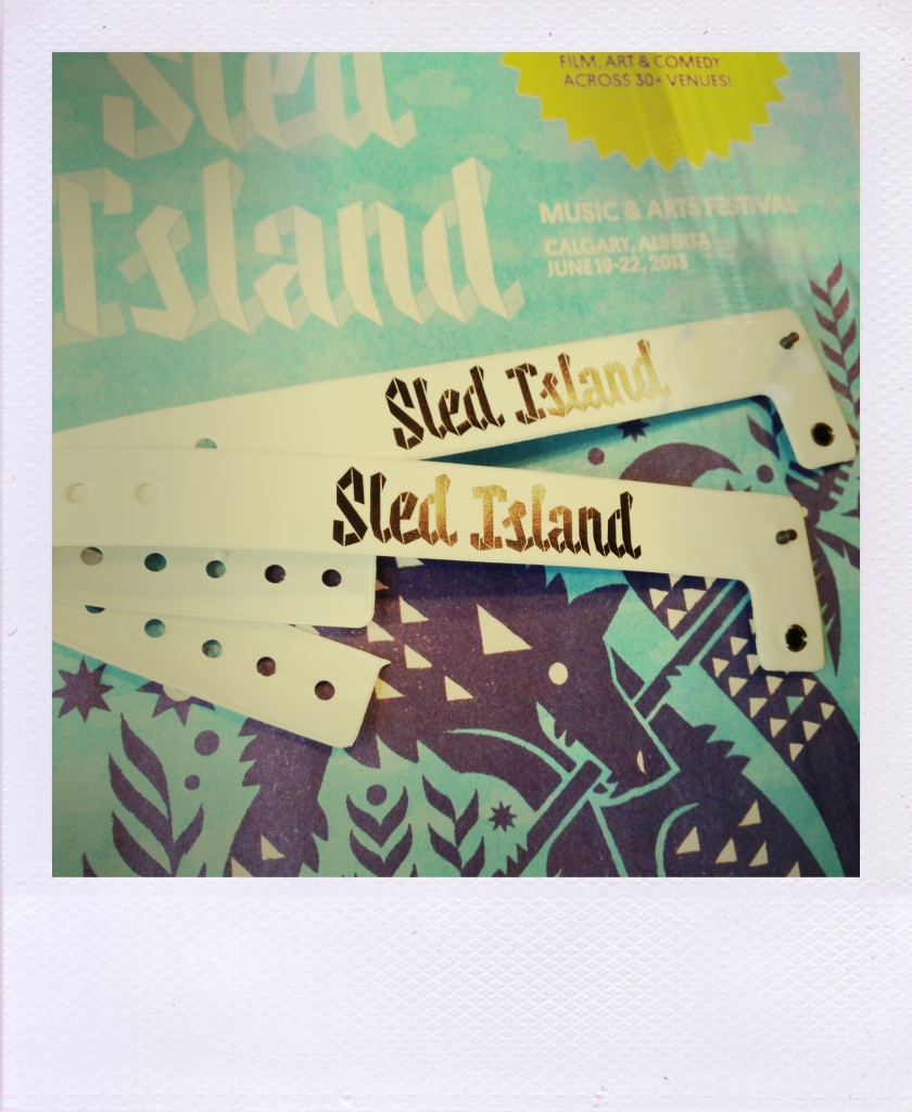 Sled Island 2013 polaroid program calgary