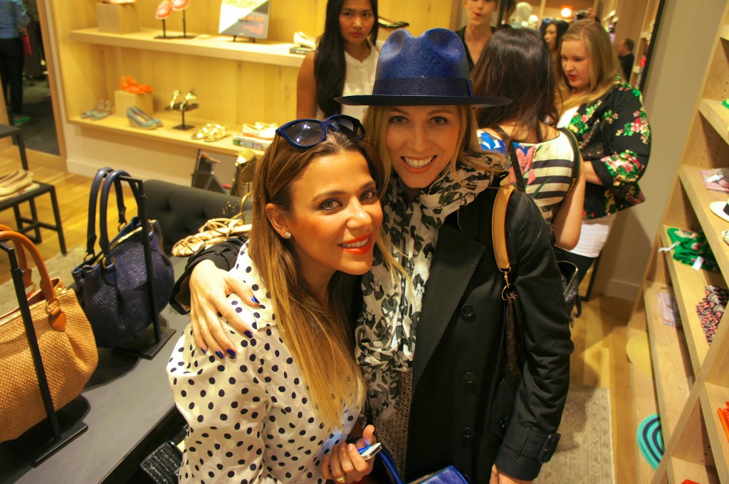 Rania Al-Naimi and Katrina Olson-Mottahed at J.Crew Store opening Chinook Centre Calgary Fashion