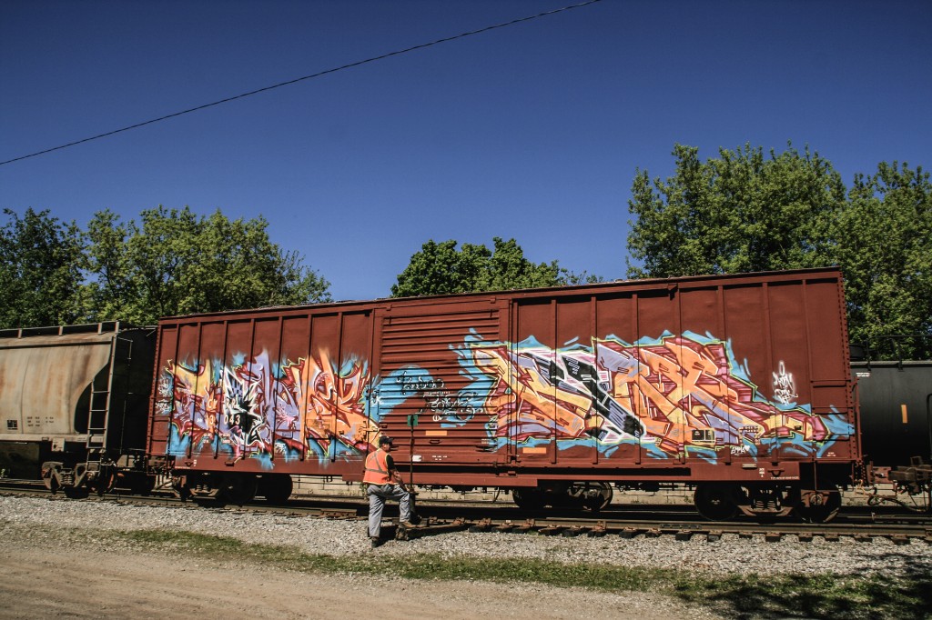 21. Kels Knox Pierre Quinn Freight Train Graffiti Photography