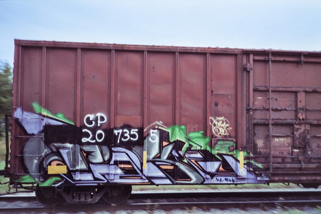 25. Pose Pierre Quinn Freight Train Graffiti Photography