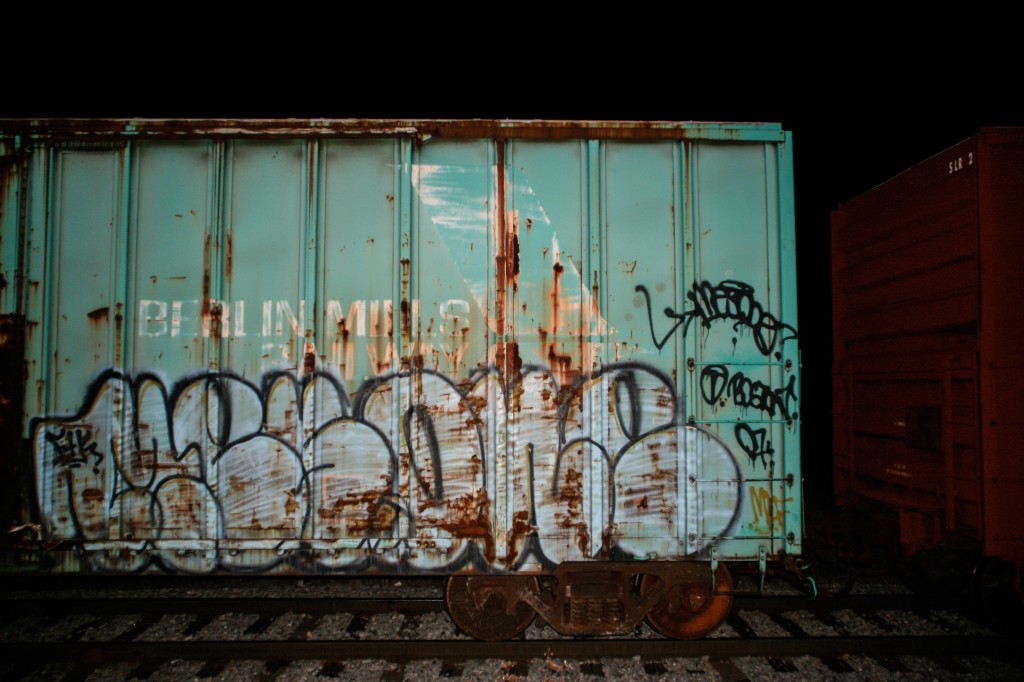 28. Mes Pierre Quinn Freight Train Graffiti Photography