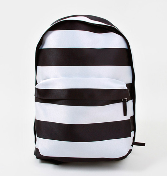 Raf Simons x Eastpak Large Horizontal Striped Backpack