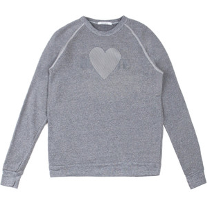Rodarte 3D Rodarte Heart Sweatshirt Grey 