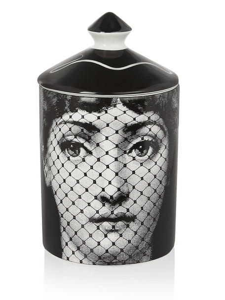 FORNASETTI Burlesque thyme, lavender and cedarwood scented candle