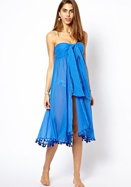 Seafolly Butterfly Coast Boat House Wrap Cover Up Dress