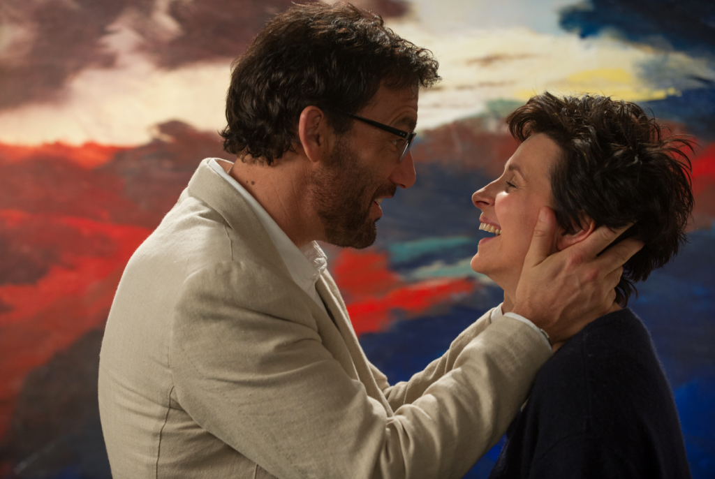 Juliette Binoche and Clive Owen film still from wors and pictures 2013