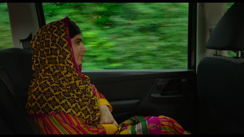 HE NAMED ME MALALA: Malala Yousafzai in Birmingham, England. July 8, 2014. Photo courtesy of Fox Searchlight Pictures. © 2015 Twentieth Century Fox Film Corporation All Rights Reserved 